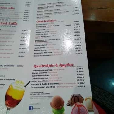 Thực đơn- Skyline Coffee - Royal City