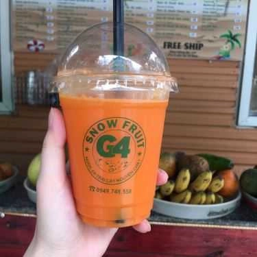 Món ăn- Cafe Snow Fruit - Nước Ép Trái Cây Nguyên Chất