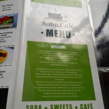 Thực đơn- Soba Restaurant & Cafe