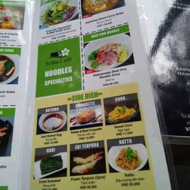 Thực đơn- Soba Restaurant & Cafe