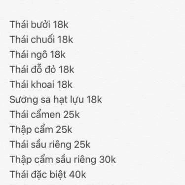 Tổng hợp- Cafe Sơn Dương Tiệm - Vua Chè Thái Lan - Việt Hưng