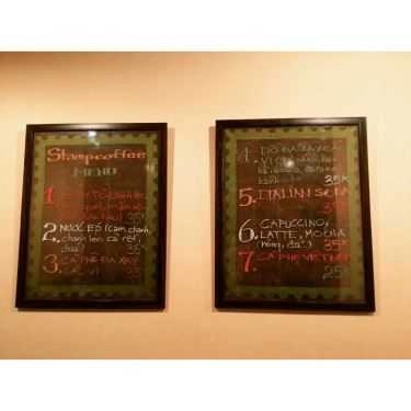 Thực đơn- Stamp Coffee - Đinh Tiên Hoàng