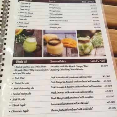Thực đơn- Sứ Cafe