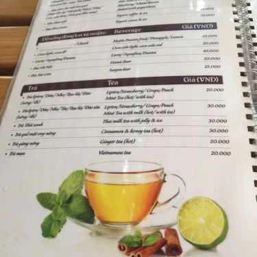 Thực đơn- Sứ Cafe