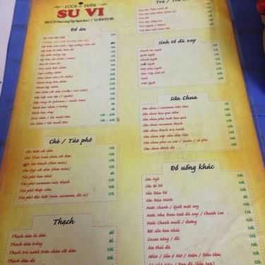 Thực đơn- Ăn vặt Su Vi - Fastfood & Drink