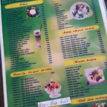 Thực đơn- Ăn vặt Sữa Chua Ông Già Tóc Bạc