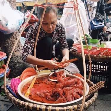 Món ăn- Ăn vặt Sứa Đỏ Mắm Tôm Hải Phòng - Hàng Chiếu