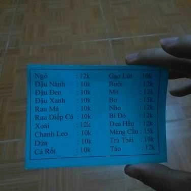 Thực đơn- Ăn vặt Sữa Xay Nguyên Chất - La Thành