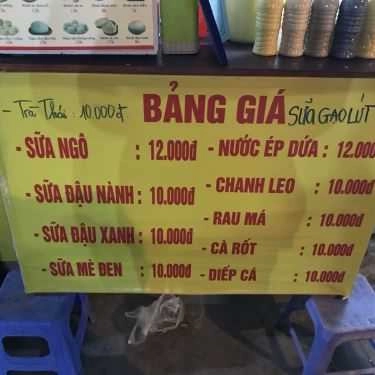 Thực đơn- Ăn vặt Sữa Xay Nguyên Chất - Pháo Đài Láng