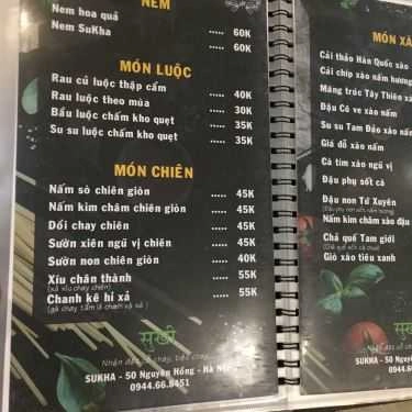 Tổng hợp- Sukha - Cafe Ca Nhạc & Cơm Chay