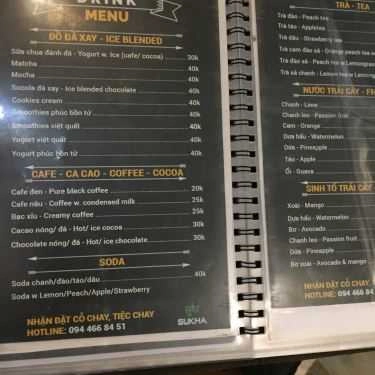 Tổng hợp- Sukha - Cafe Ca Nhạc & Cơm Chay