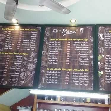 Thực đơn- Super Coffee