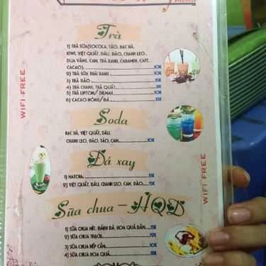 Thực đơn- Cafe Tắc Kè Hoa - Trà Sữa Trân Châu