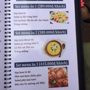 Thực đơn- Tadibar Cafe & Lounge - Chelsea Park