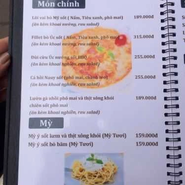 Thực đơn- Tadibar Cafe & Lounge - Chelsea Park