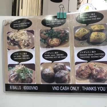 Thực đơn- Ăn vặt Takoyaki Shin - Bánh Bạch Tuộc Nướng