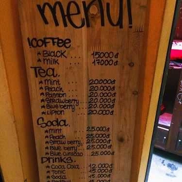 Thực đơn- Tâm Râu - Coffee & Cocktail