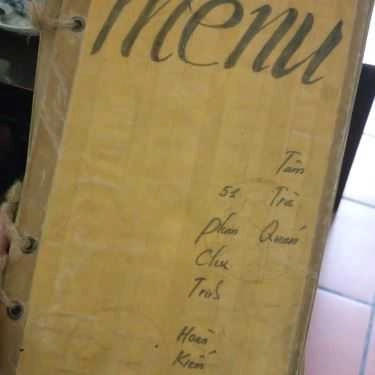 Thực đơn- Cafe Tâm Trà Quán