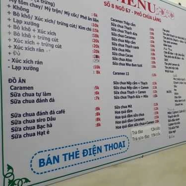 Tổng hợp- Ăn vặt Tào Phớ - Ngõ 67 Chùa Láng