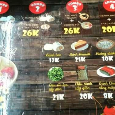 Thực đơn- Ăn vặt Tào Phớ ToFu - Nguyễn Du