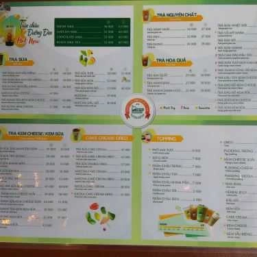 Thực đơn- Cafe Trà Sữa Taster's Choice - Chùa Láng