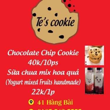 Tổng hợp- Ăn vặt Te's Cookie - Sữa Chua & Choco Chip Cookie
