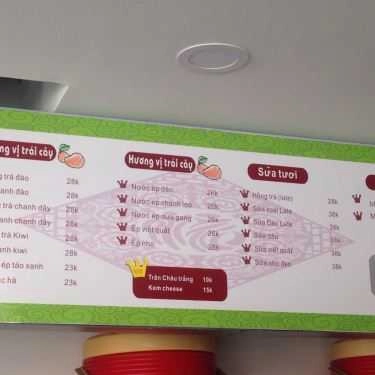 Thực đơn- Cafe T.TOP - Trà Sữa Trân Châu