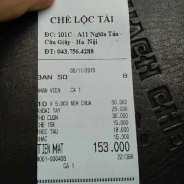 Tổng hợp- Cafe Thạch Chè Lộc Tài - Nghĩa Tân