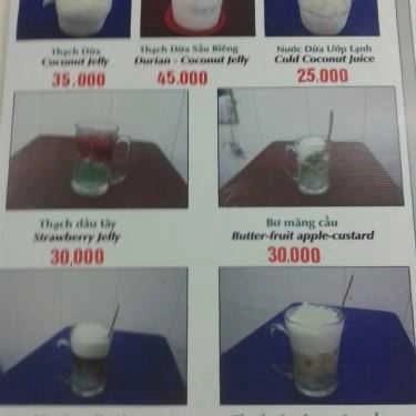 Thực đơn- Ăn vặt Thạch Kem Dừa Dũng - Hàng Cót