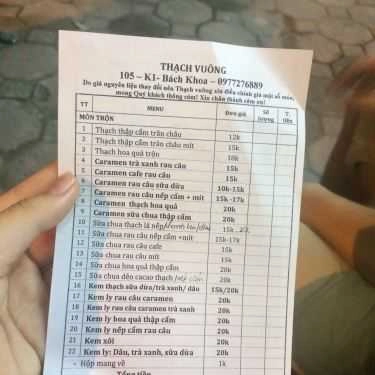 Tổng hợp- Ăn vặt Thạch Vuông - Thạch Kem Caramen