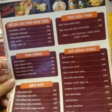 Thực đơn- Cafe Thai Siam - Nguyễn Trãi