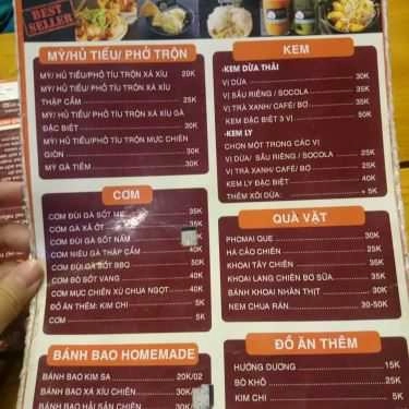 Thực đơn- Cafe Thai Siam - Nguyễn Trãi