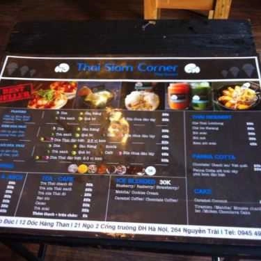 Thực đơn- Cafe Thai Siam - Nguyễn Trãi