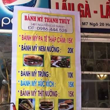 Thực đơn- Ăn vặt Thanh Thủy - Bánh Mì