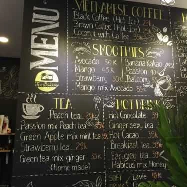 Thực đơn- The Balcony Bakery and Coffee Shop
