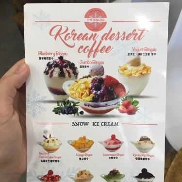Thực đơn- Cafe The Bingsu