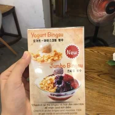 Thực đơn- Cafe The Bingsu