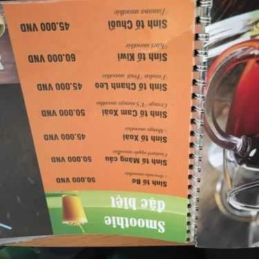 Thực đơn- The Cafe - Lạc Long Quân