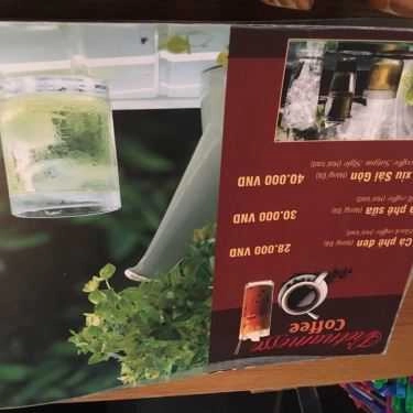 Thực đơn- The Cafe - Lạc Long Quân