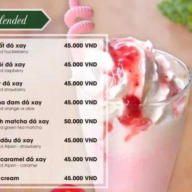 Thực đơn- The Cafe - Lạc Long Quân