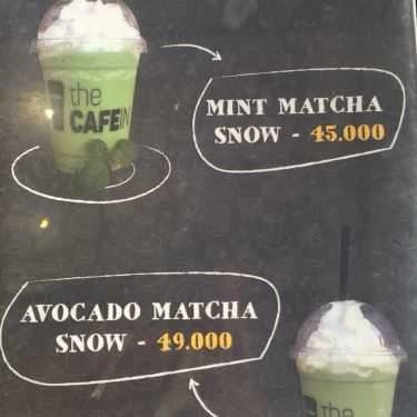 Thực đơn- The Cafein