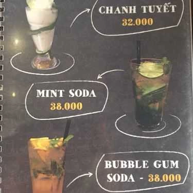 Thực đơn- The Cafein