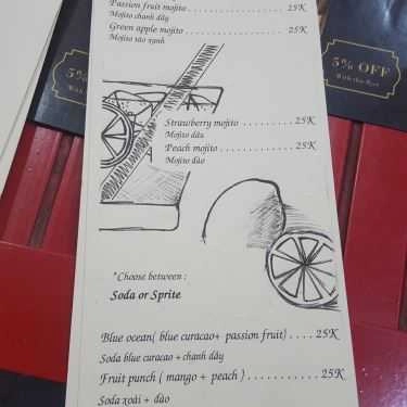 Thực đơn- The Coffee Cart