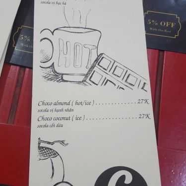 Thực đơn- The Coffee Cart