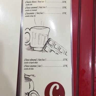 Thực đơn- The Coffee Cart