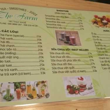 Tổng hợp- Cafe The Farm - Tea, Smoothies & Juices