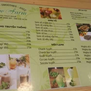 Tổng hợp- Cafe The Farm - Tea, Smoothies & Juices