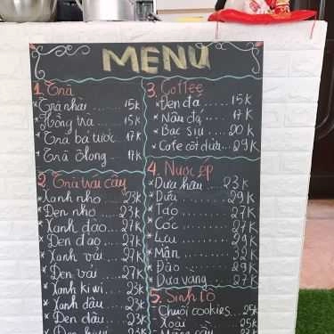 Thực đơn- The First Tea & Coffee