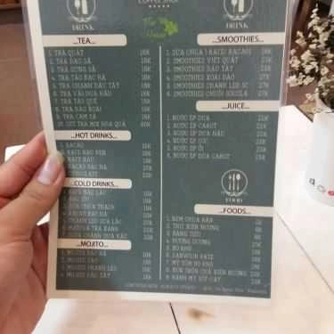 Thực đơn- The House Tea & Coffee