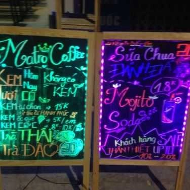 Thực đơn- The Matro Coffee - Tây Mỗ